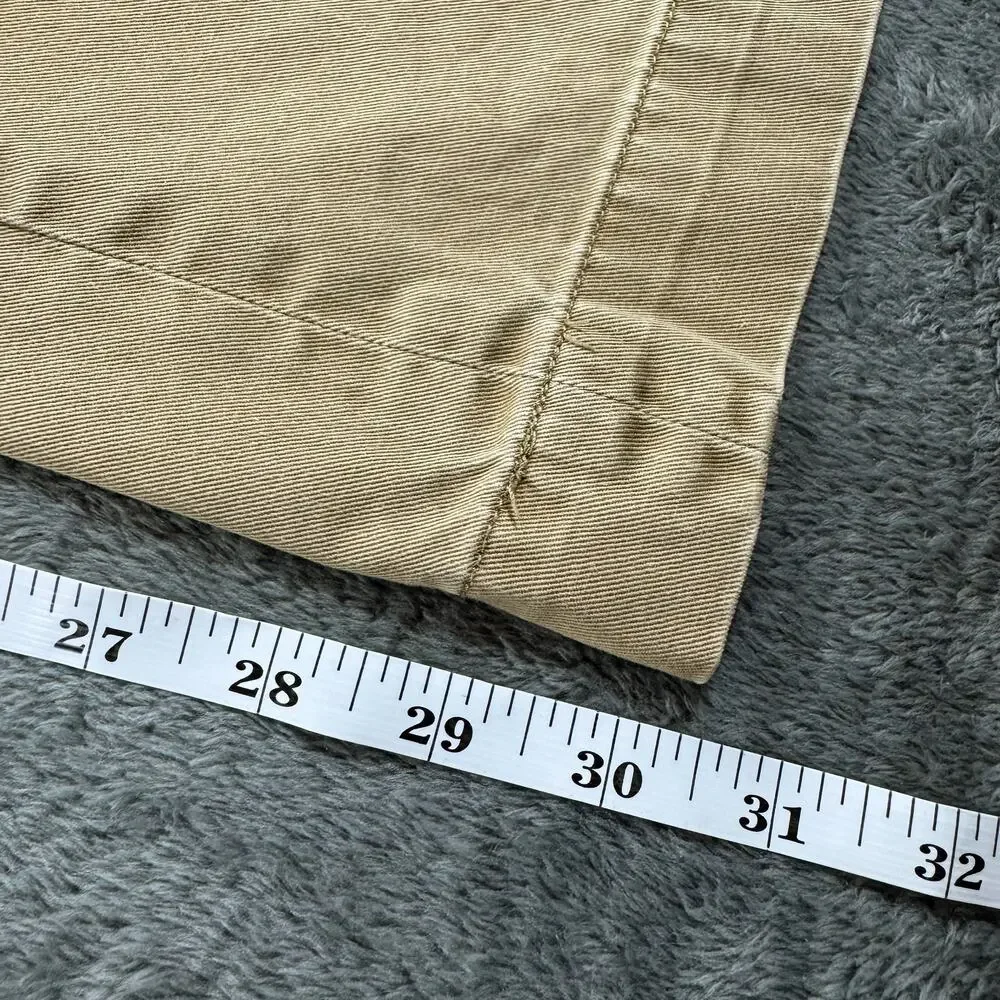 Polo Ralph Lauren Chino Pants Mens 38/32 Khaki Tan Classic Fit Cotton Twill Prep